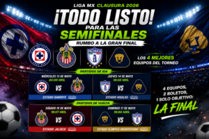 Liga MX define horarios para Semifinales del Clausura 2026: Sedes y fechas
